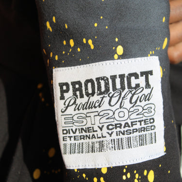 Black Anointed Divide Hoodie