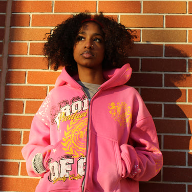 Pink Anointed Divide Hoodie