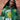 Green Anointed  Divide Hoodie