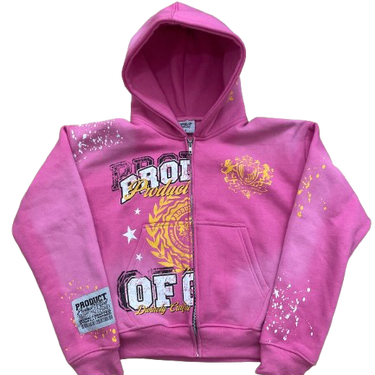 Pink Anointed Divide Hoodie