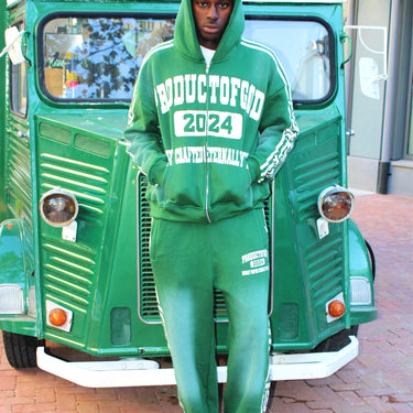 Green Divinely Crafted Sweats