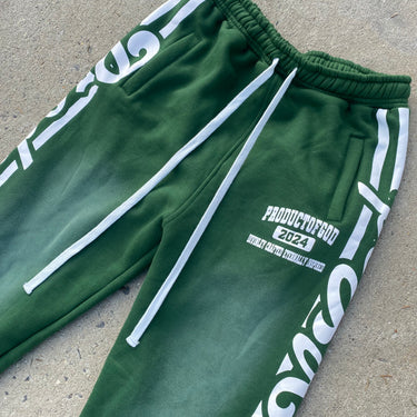 Green Divinely Crafted Sweats