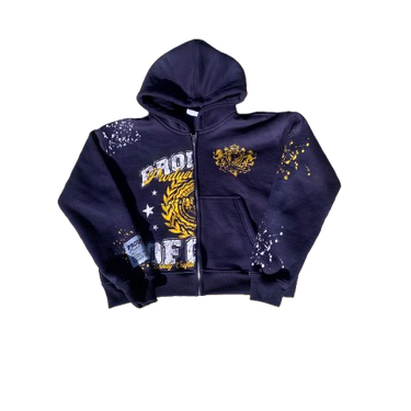 Navy Anointed Divide Hoodie