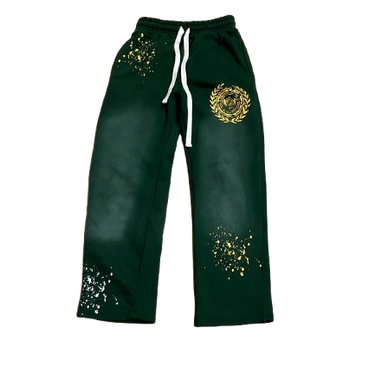 Green Anointed Divide Sweats