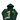 Green Anointed  Divide Hoodie