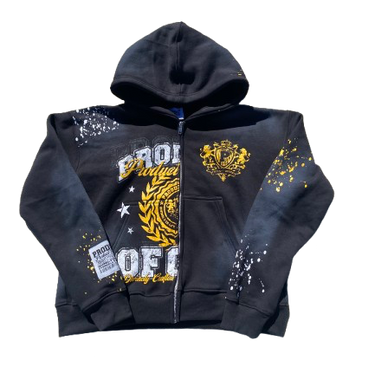 Black Anointed Divide Hoodie