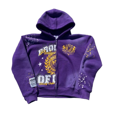 Purple Anointed Divide Hoodie