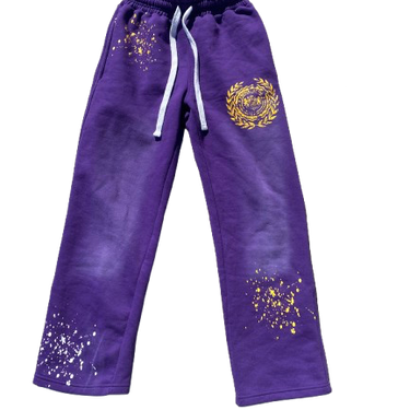 Purple Anointed Divide Sweats