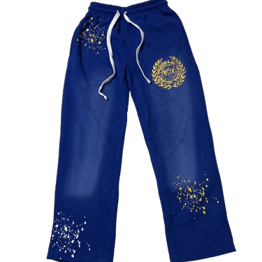 Blue Anointed Divide Sweats