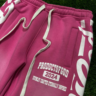 Pink Divinely Crafted Sweats